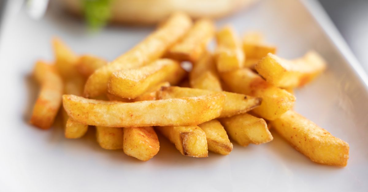 Golden crispy french fries served with Roma meal deals
